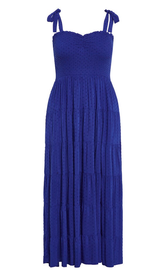Spot Sara Maxi Dress - cobalt, COBALT, alternate image number 3