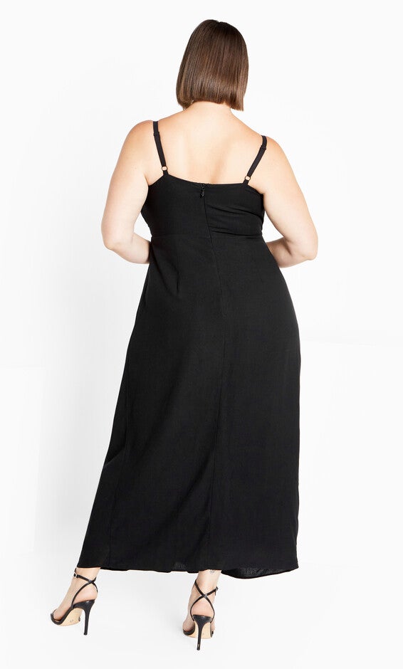 April Maxi Dress - black, BLACK, alternate image number 2