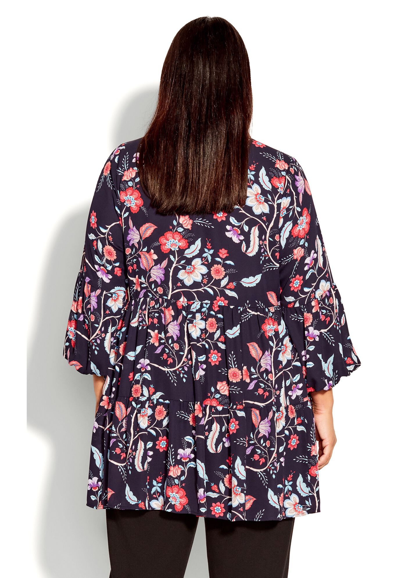 Enchant Print Tunic, ENCHANTED FLORAL, alternate image number 2