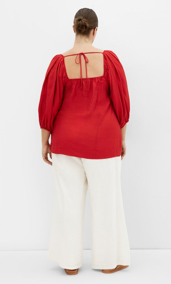 Leila Top - cherry, RED, alternate image number null