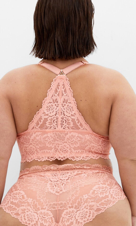 Adore Luxe Racerback Push Up Bra - blush, PINK, alternate image number 1