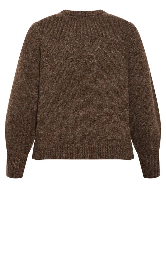 Ivy Sweater - walnut, WALNUT, alternate image number 4