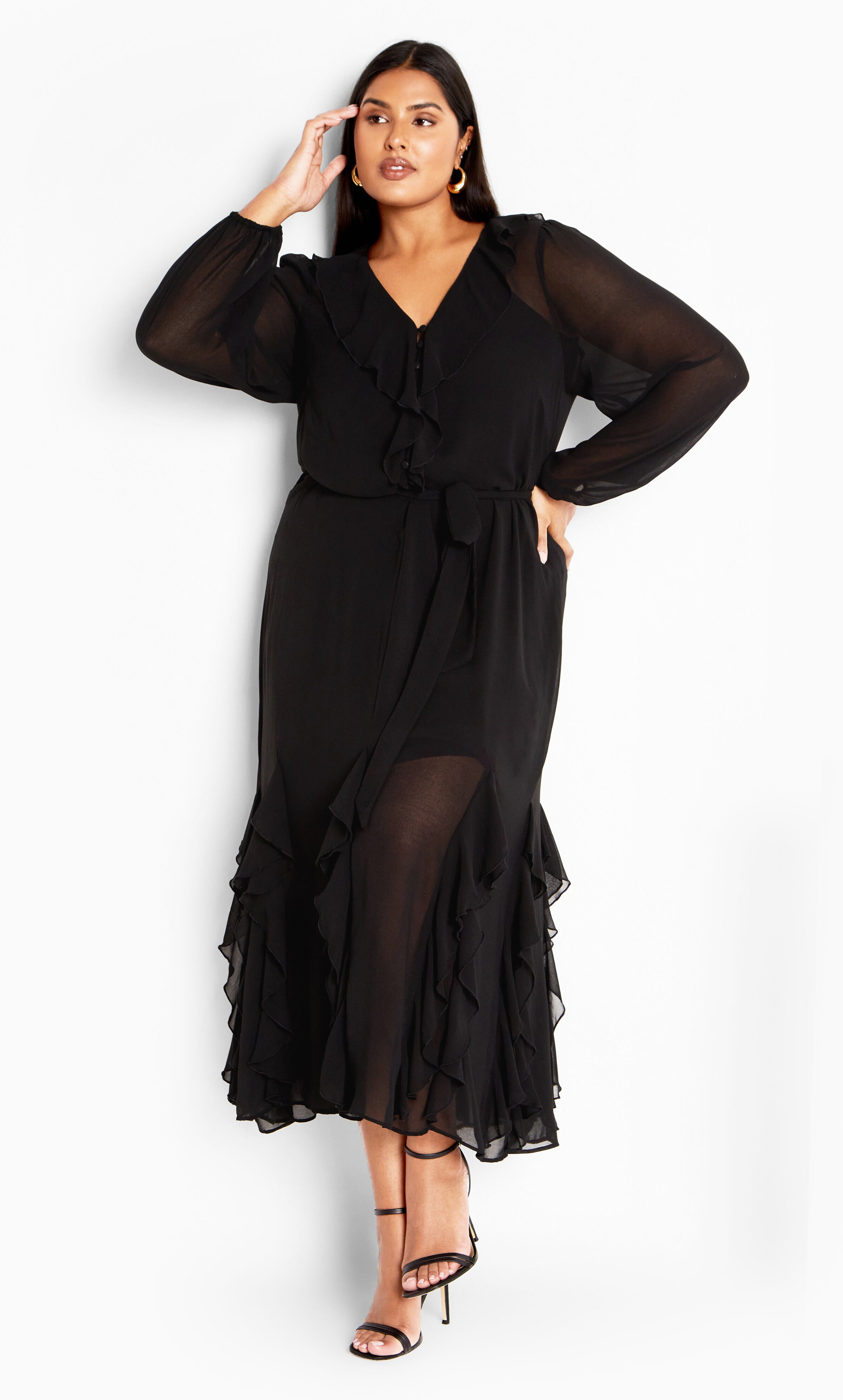 Bridgette Maxi Dress - black, BLACK, alternate image number 1