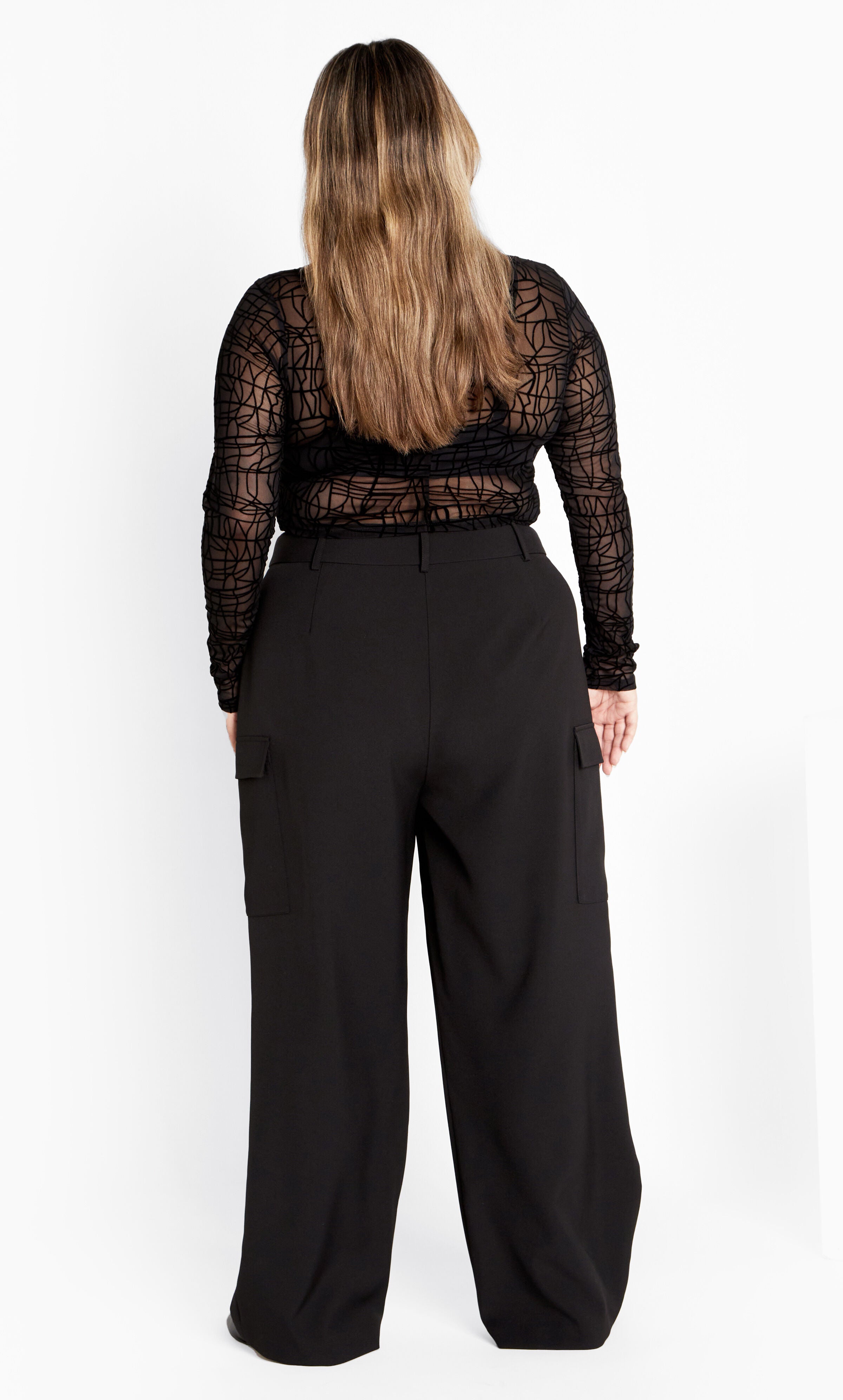 Swirl Frankie Top - black, BLACK, alternate image number 2