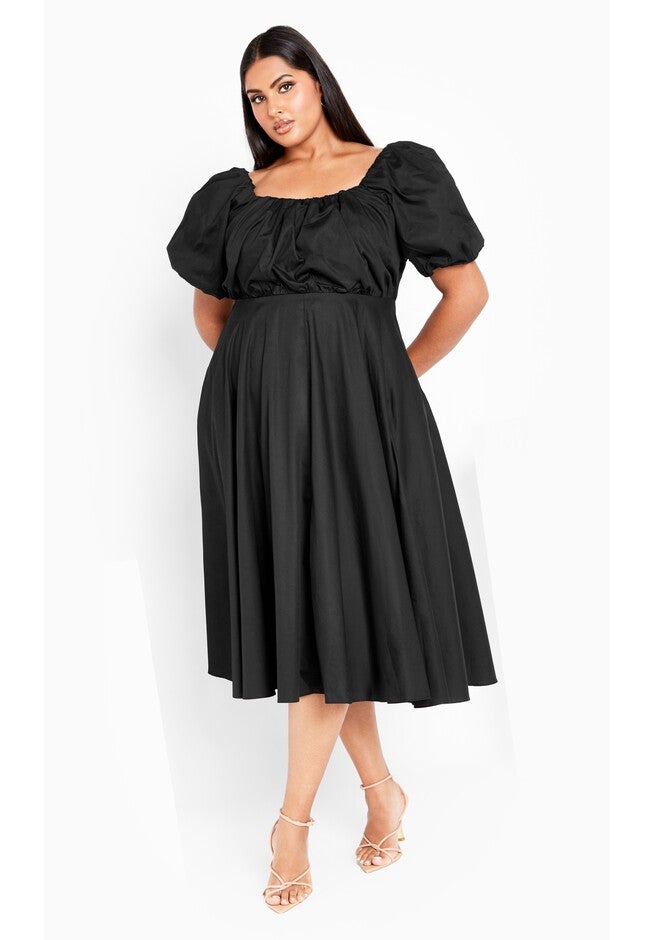 Rosabella Dress - black, BLACK, on-hover image number null