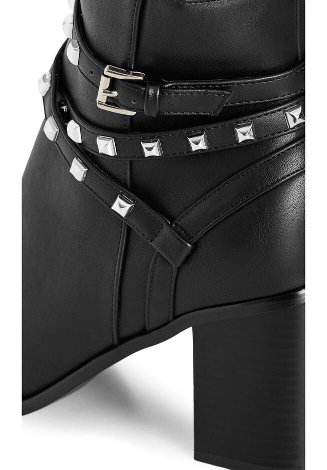 WIDE FIT Birdy Mid Boot - black, BLACK, alternate image number 6