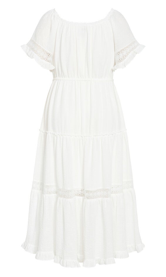 Angel Midi Dress - ivory, WHITE, alternate image number 5