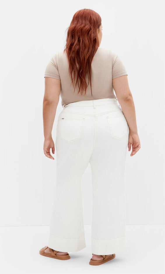Harley Millie Crop Jean - ivory, CREAM, alternate image number null