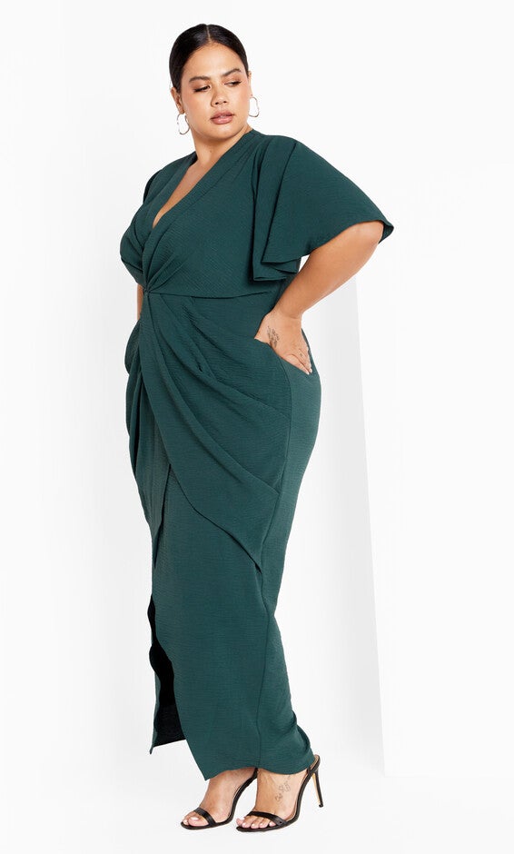 Braelynn Maxi Dress - emerald, GREEN, alternate image number null
