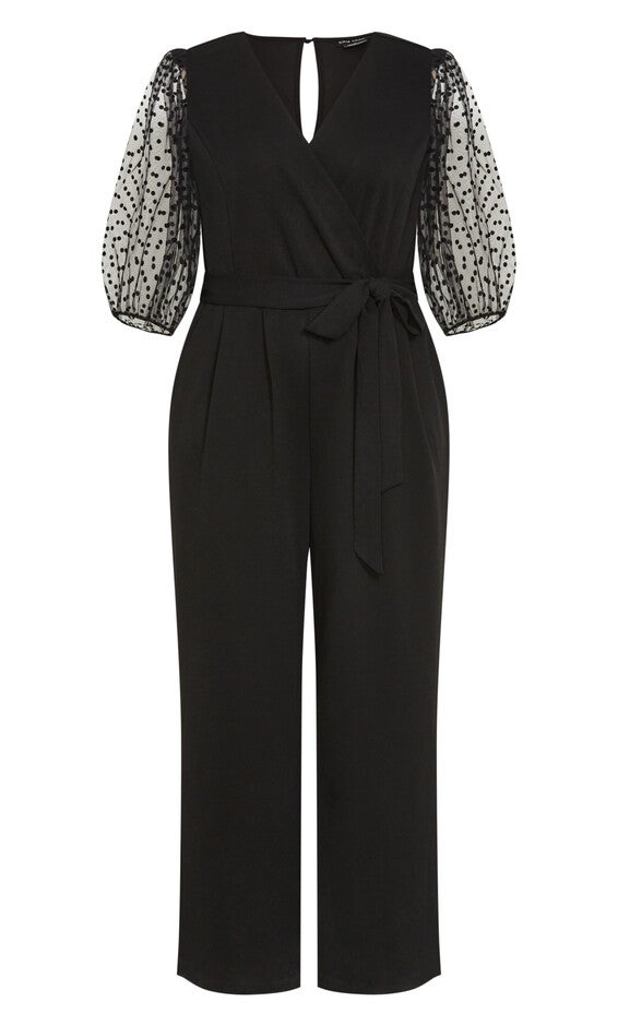 Asher 3/4 Jumpsuit - black, BLACK, alternate image number 3