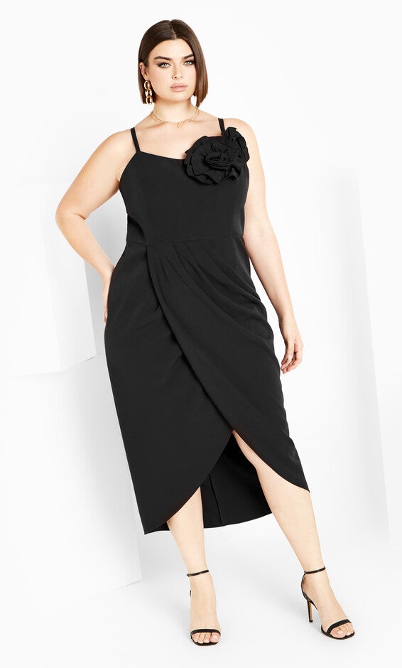 Fleur Dress - black, BLACK, alternate image number 2