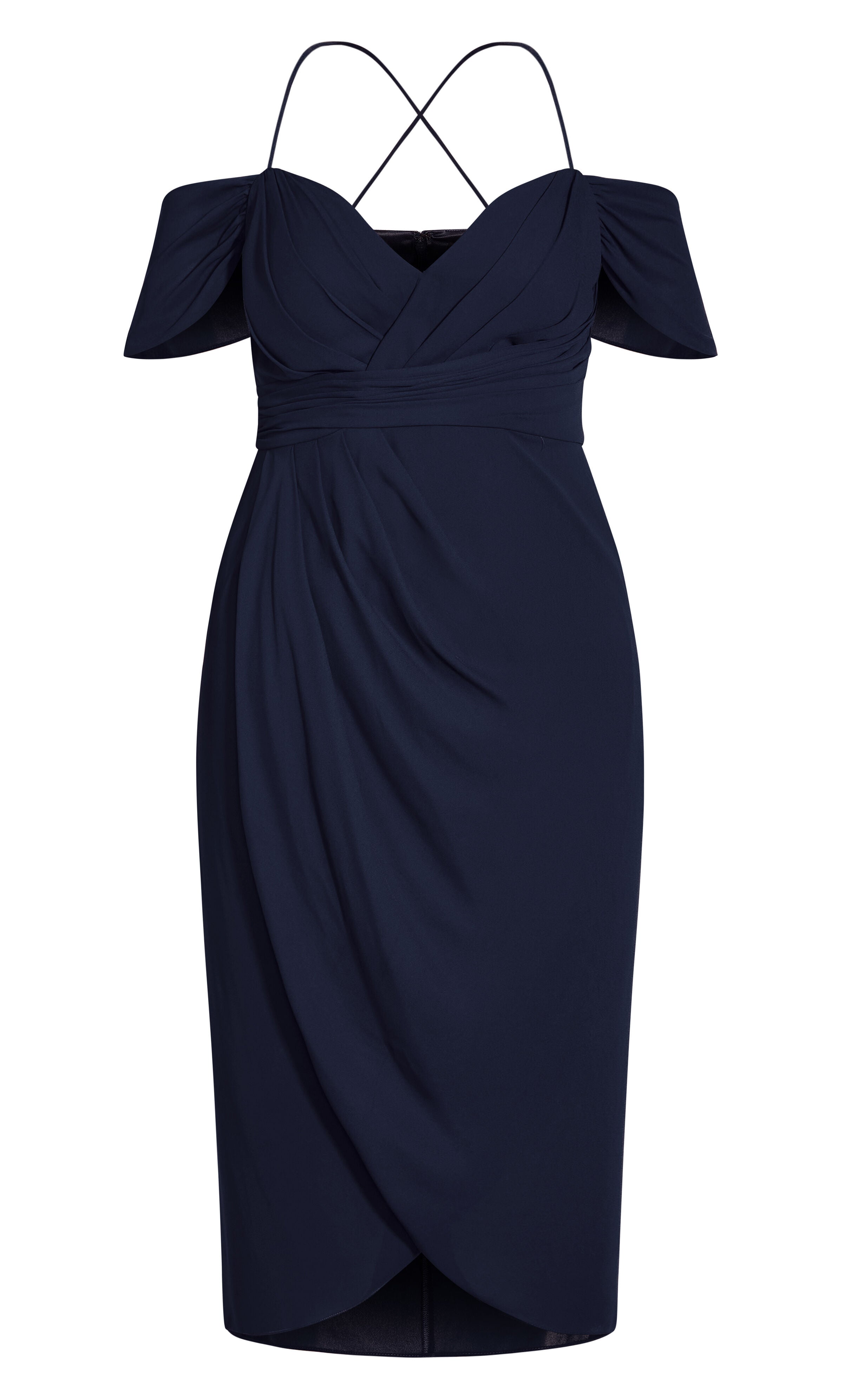 Entwine Maxi Dress - navy, BLUE, alternate image number 4