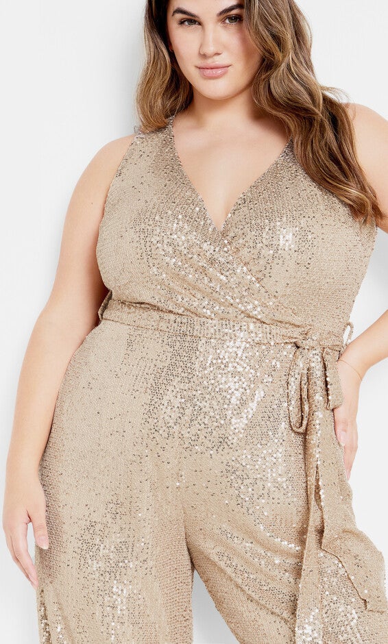 Dazzling Jumpsuit - bronze, BRONZE, alternate image number 1