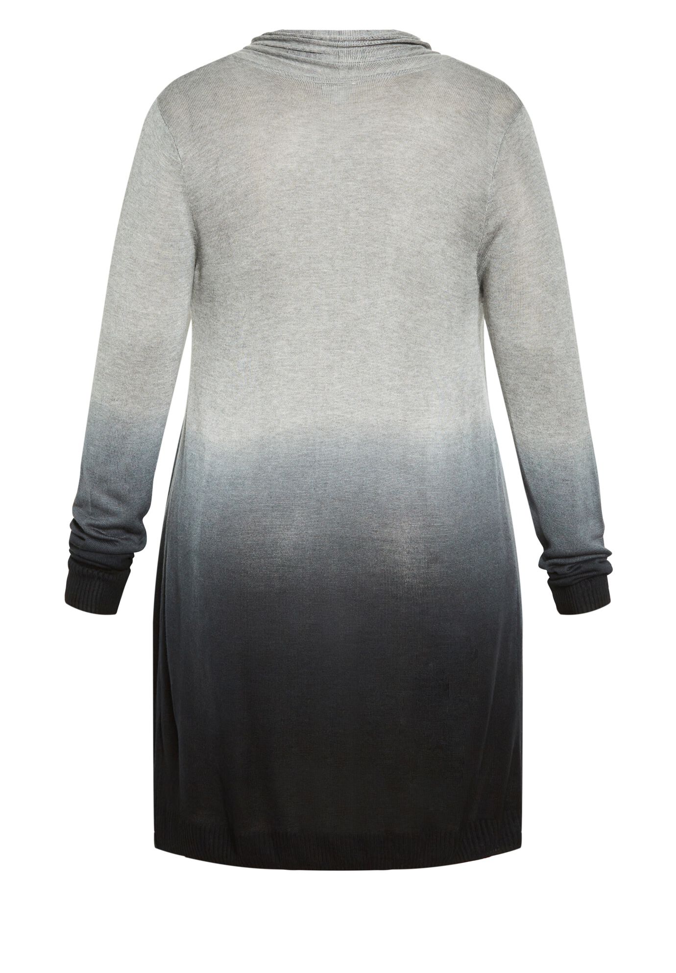 Mina Dip Dye Cardigan, GREY, alternate image number 3