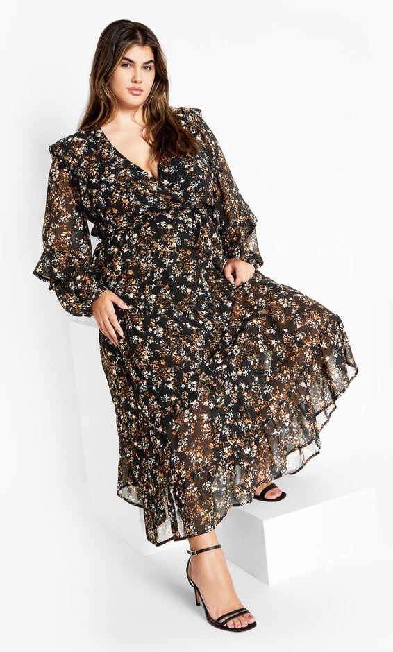 Lila Maxi Dress - black, BLACK, hi-res image number 0