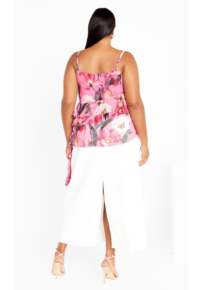 Lovers Lane Print Top - pink, PINK, alternate image number null