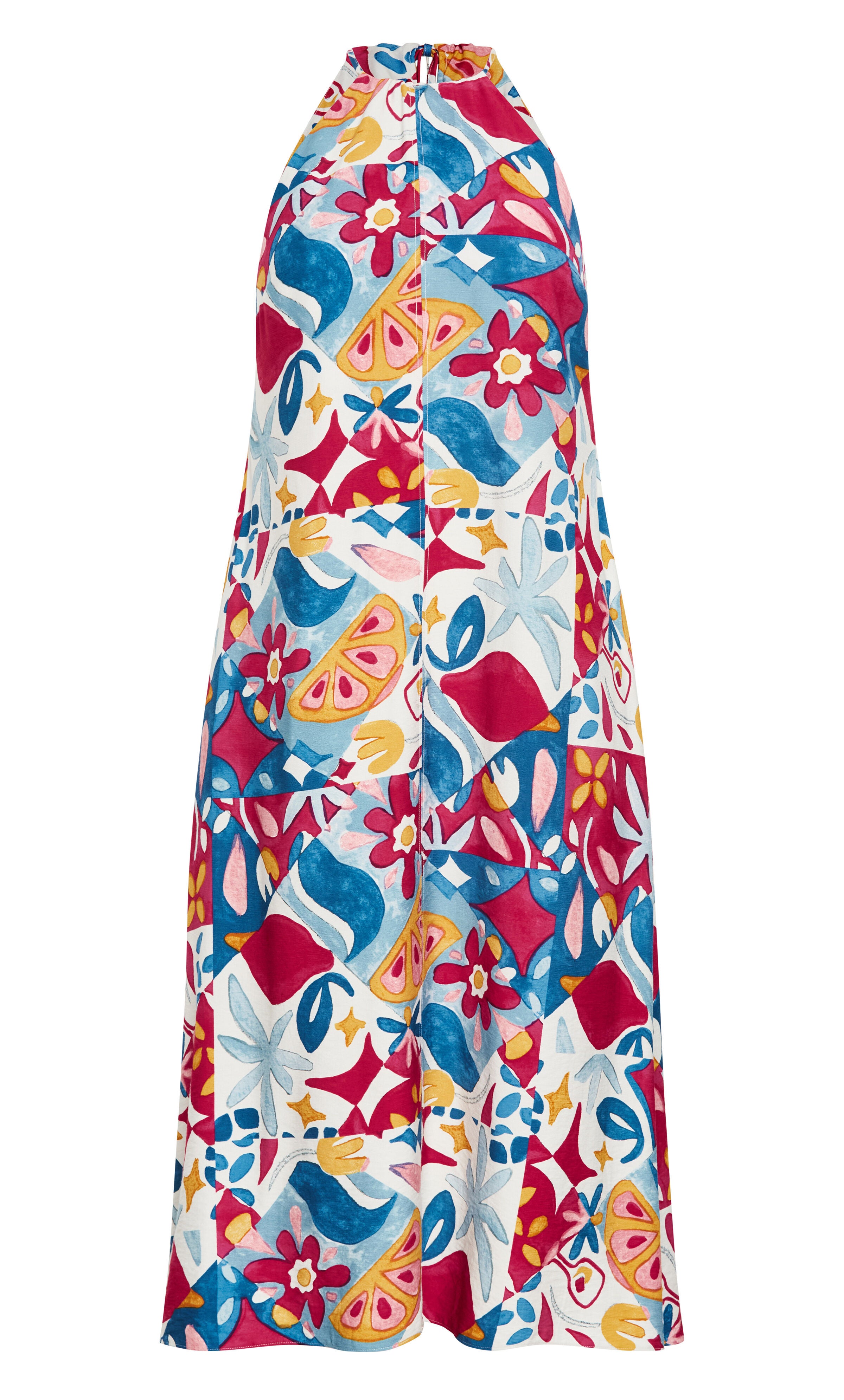 Mosaic Maxi Dress - print, BLUE, alternate image number 4