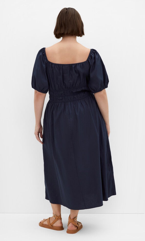 Adelynn Dress - navy, BLUE, alternate image number null