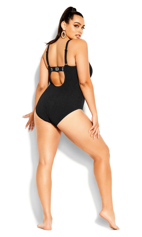 Izzy 1 Piece - black, BLACK, alternate image number 2