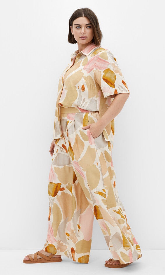 Surface Level Pant - print, WHITE, hi-res image number null