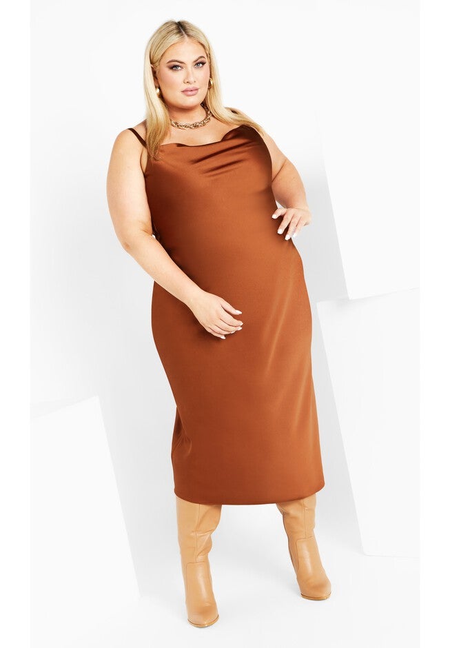 Alani Dress - toffee, BROWN, hi-res image number 0