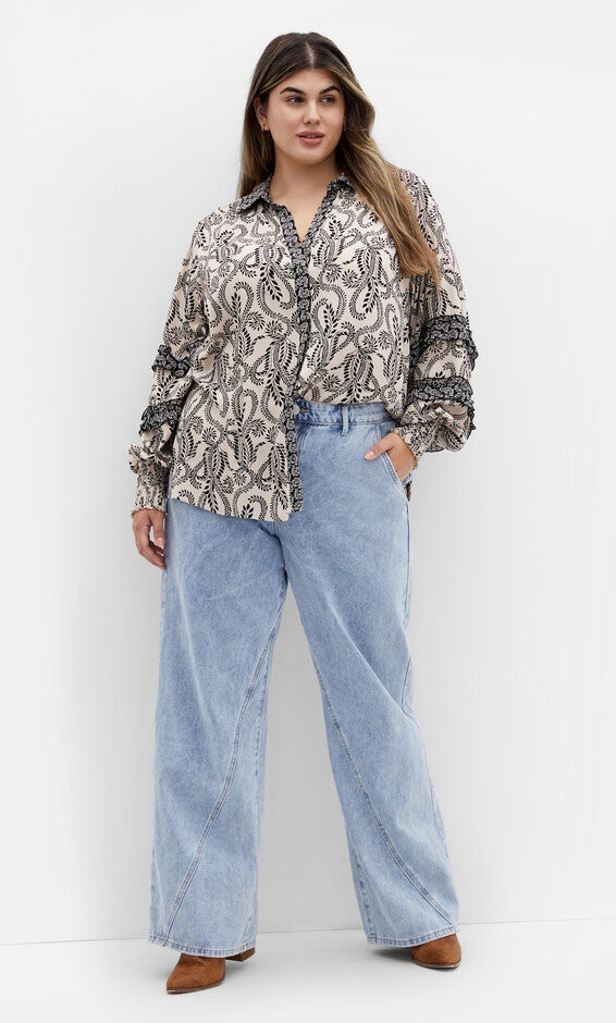 Dreamweaver Shirt - ivory, BLACK, alternate image number 1