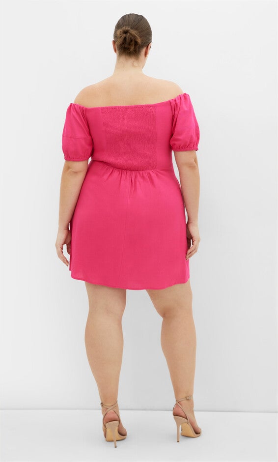 Macey Dress - magenta, PINK, alternate image number 1