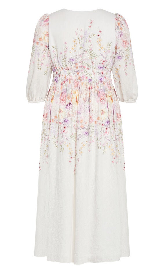 Keyla Print Maxi Dress - ivory, WHITE, alternate image number null