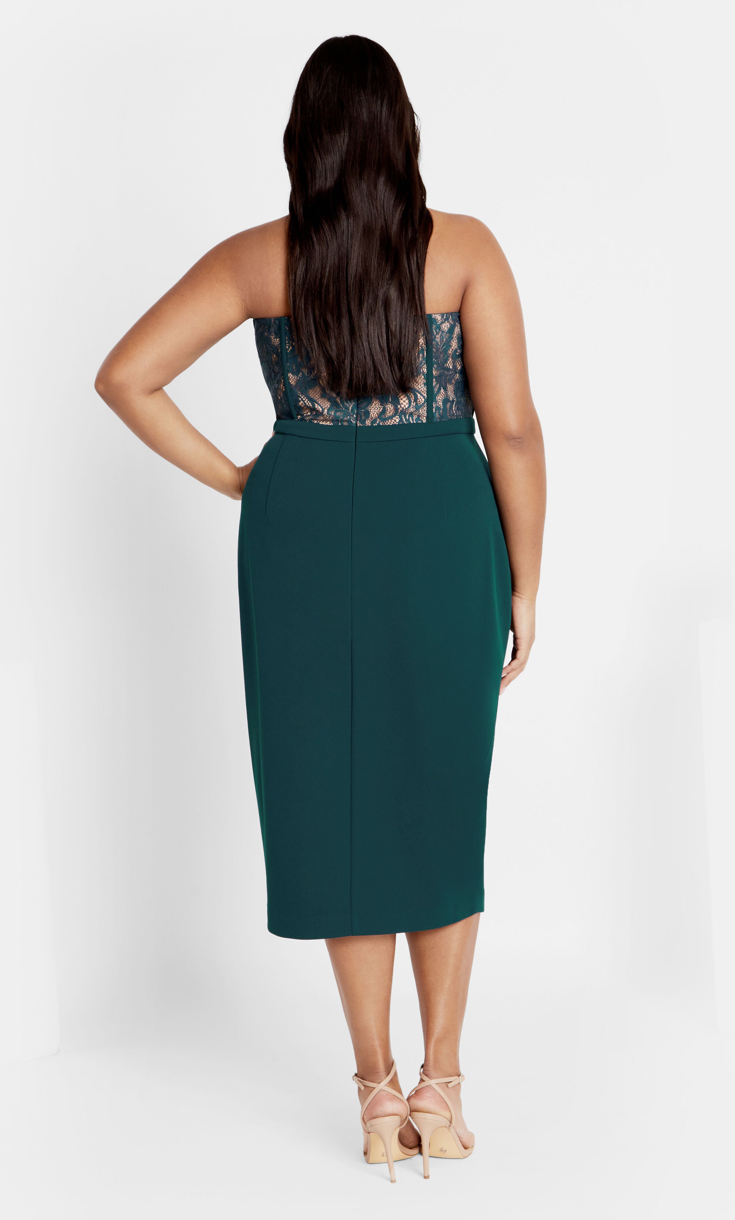 Perfect Date Dress - emerald, GREEN, alternate image number 1