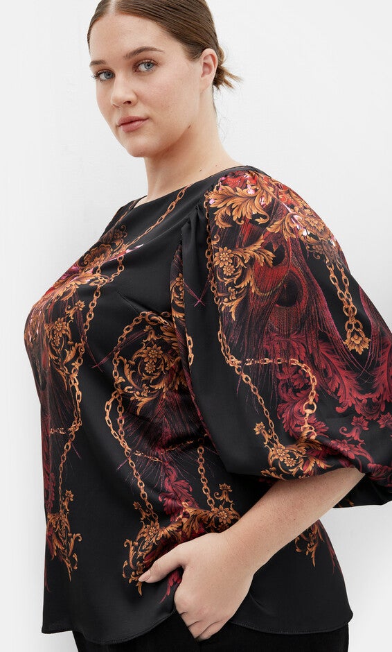 Ivanna Top - ruby, RED, alternate image number 3