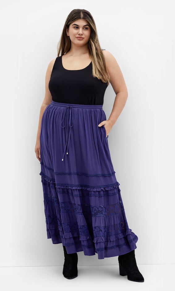 Samara Skirt - persian blue, BLUE, hi-res image number null
