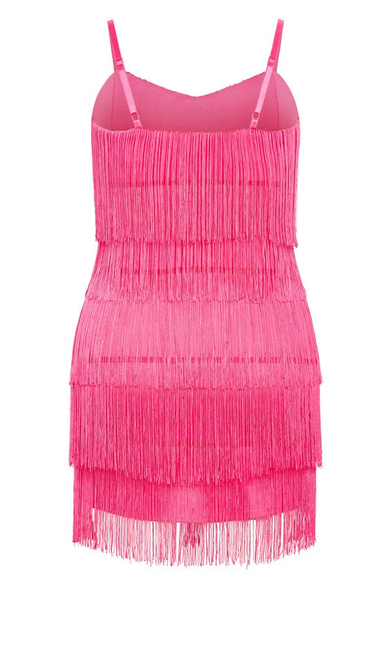 Jazlyn Dress - fuchsia, FUCHSIA, alternate image number 4