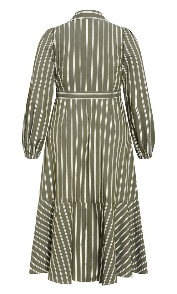 Selena Wrap Dress - olive, GREEN, alternate image number null