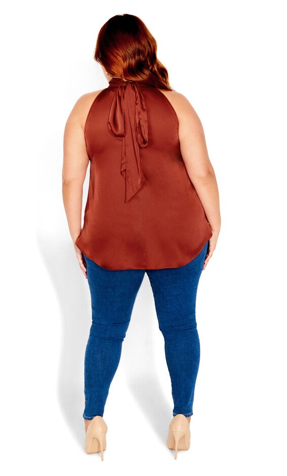 Sexy Shine Top - toffee, BROWN, alternate image number null