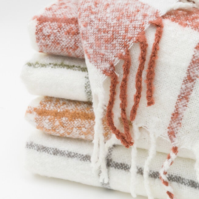 Plaid Mohair Throw, , alternate image number 7