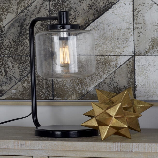 Black Metal Traditional Table Lamp, , alternate image number 8