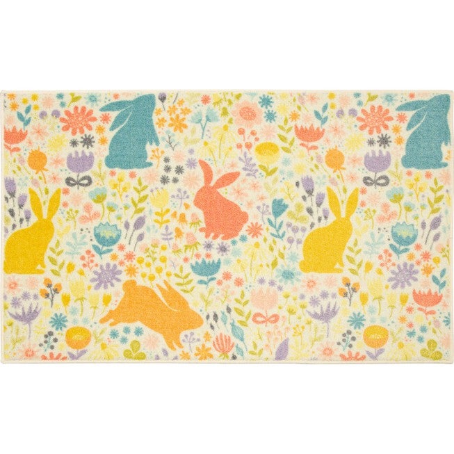 Easter Silhouette Multi Kitchen Rug, MULTI, hi-res image number null