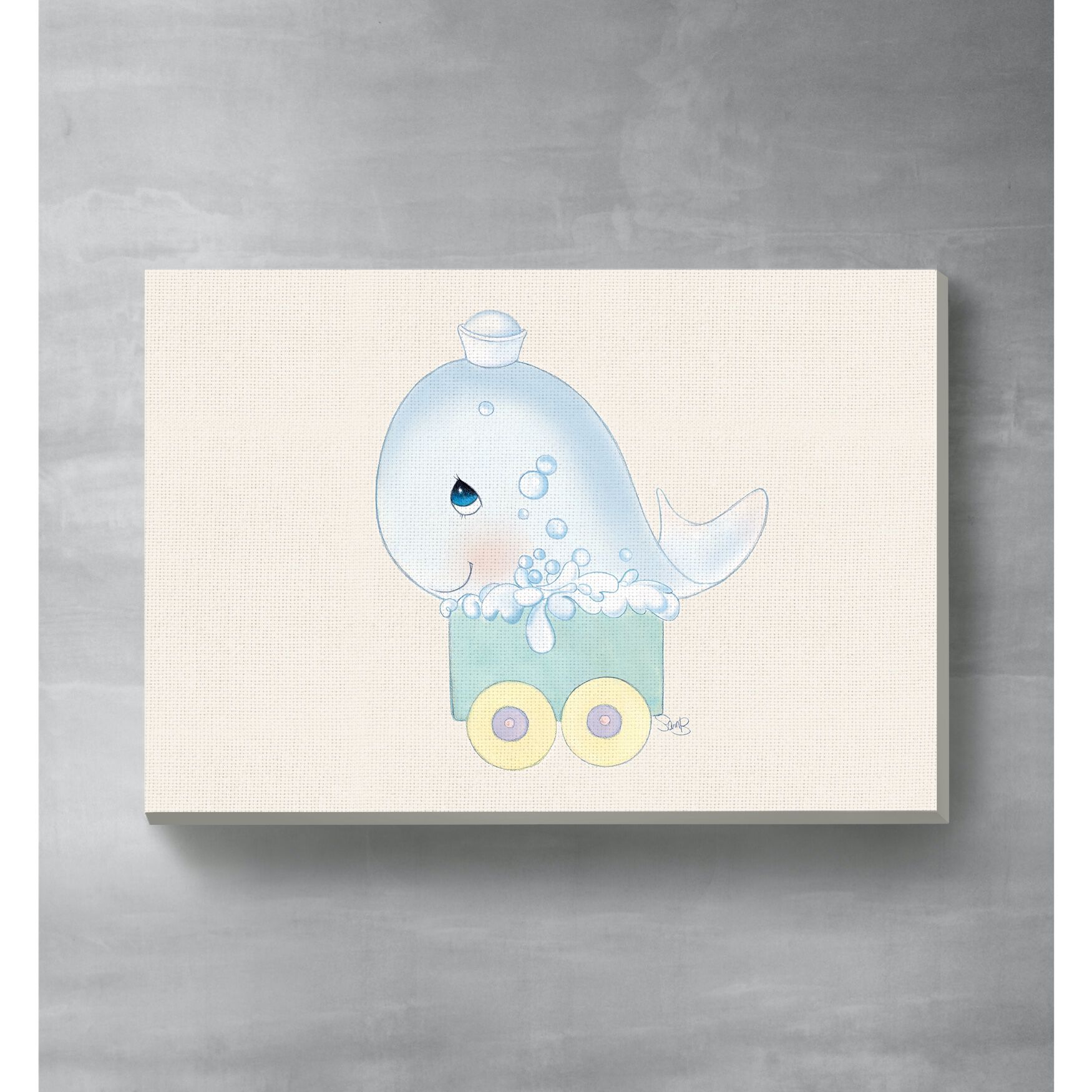 Whale Canvas Art, O, hi-res image number 0