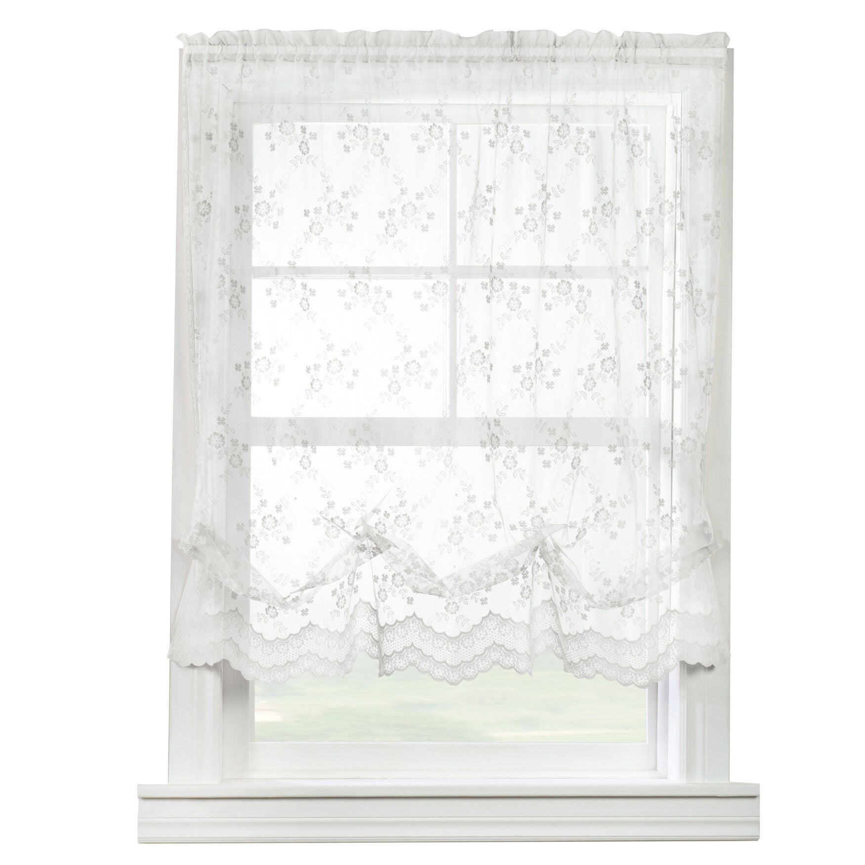 Mona Lisa Sheer Rod Pocket Balloon Curtain, , alternate image number 6