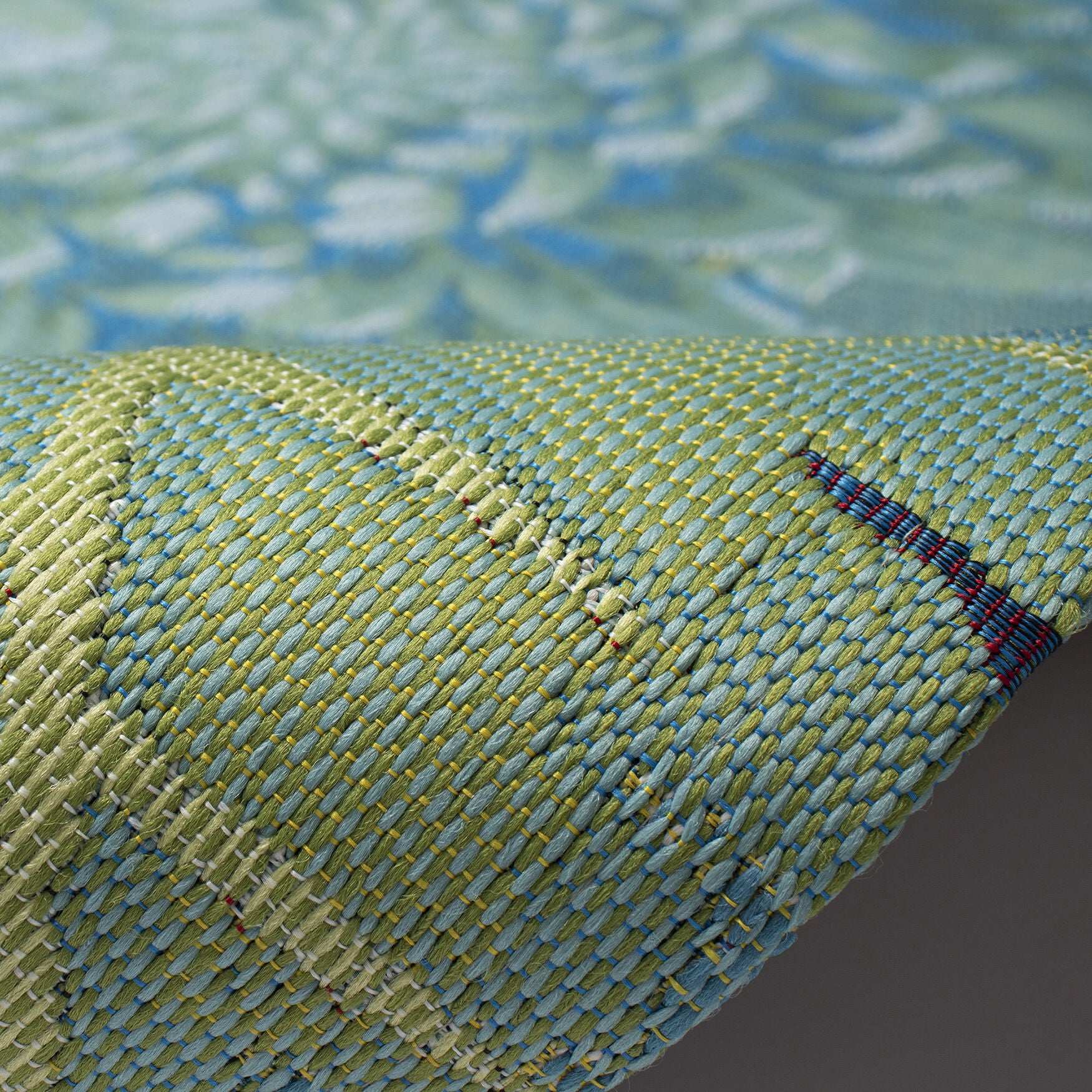 Marina Mum Indoor/Outdoor Area Rug Blue, , alternate image number 3