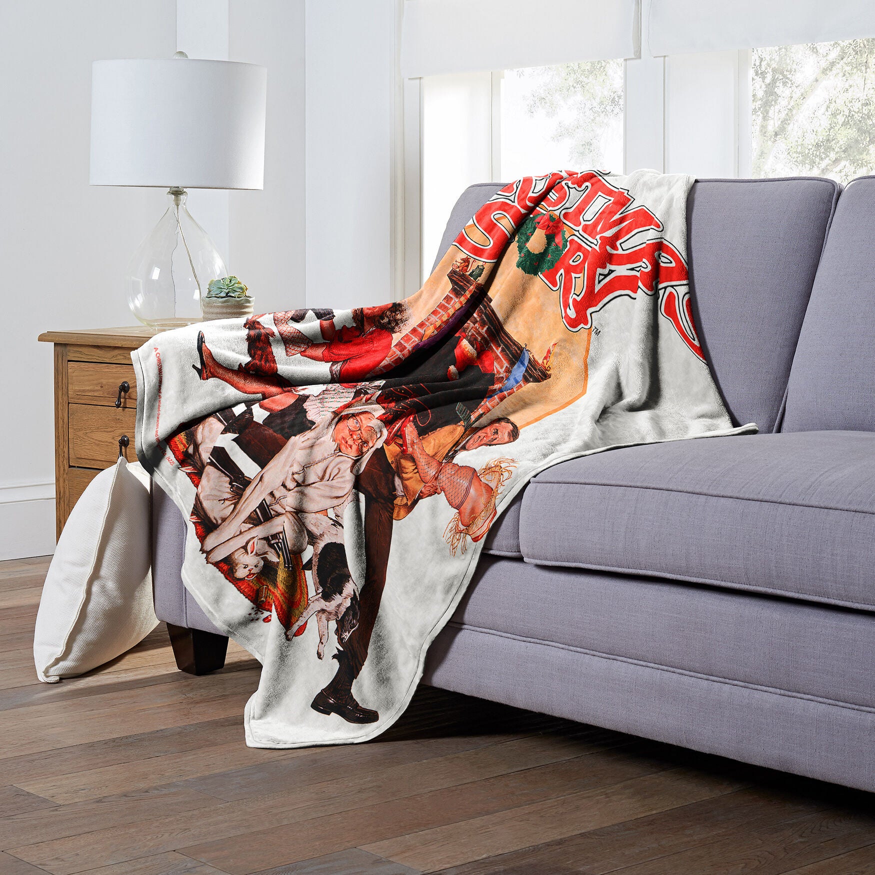 Wb A Christmas Story Christmas Story Poster Silk Touch Throw, , alternate image number 3