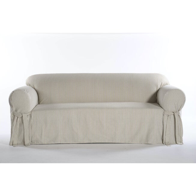 Twill Ticking Stripe Slipcover, , on-hover image number null