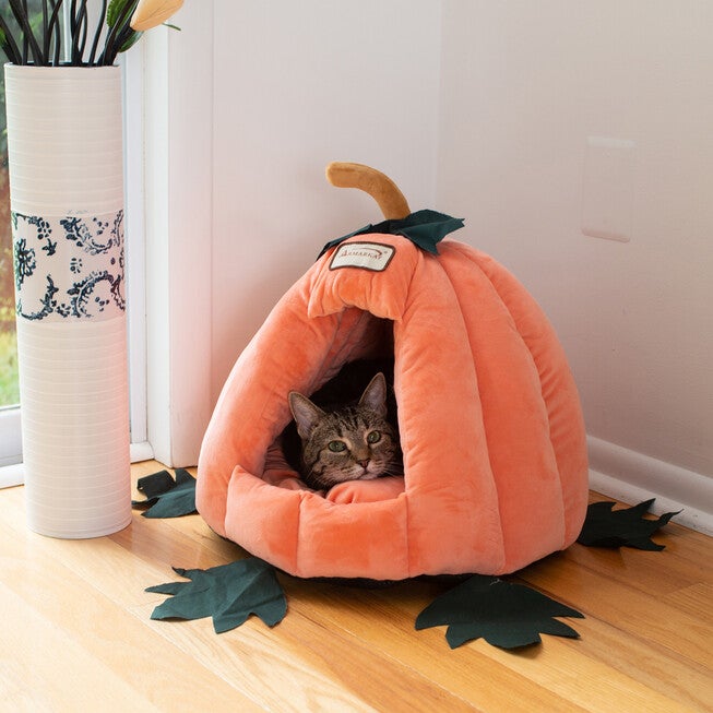 PumpkIn Shape Cat Bed, , alternate image number null