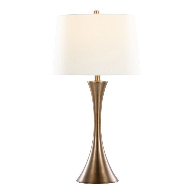 Lenuxe 29 inches Metal Table Lamp - Set Of 2, , alternate image number null