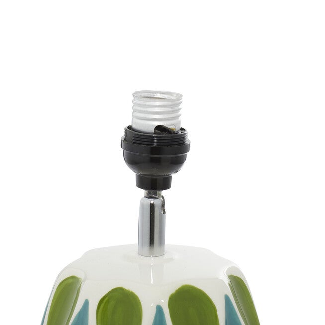 Green Stone Traditional Table Lamp, , alternate image number 7