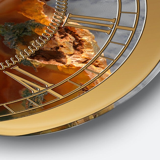 Mineral Slice Xv Oversized Fashion Wall Clock, , alternate image number 2
