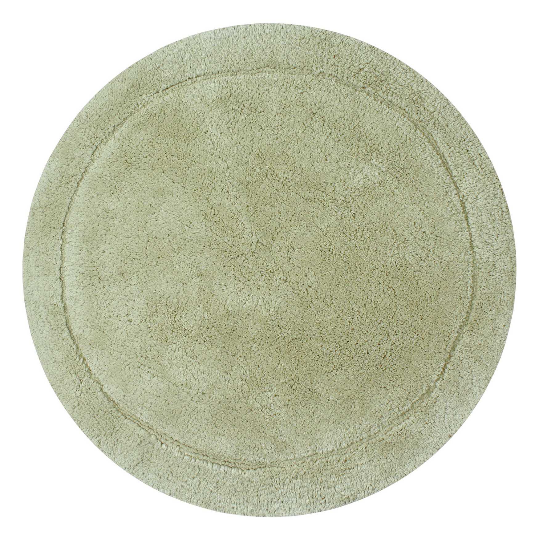 Bloomfield Round Bath Rug Collection, GREEN, hi-res image number 0