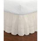 Fresh Ideas Ruffled Eyelet 18" Bed Skirt, Twin, IVORY, hi-res image number null