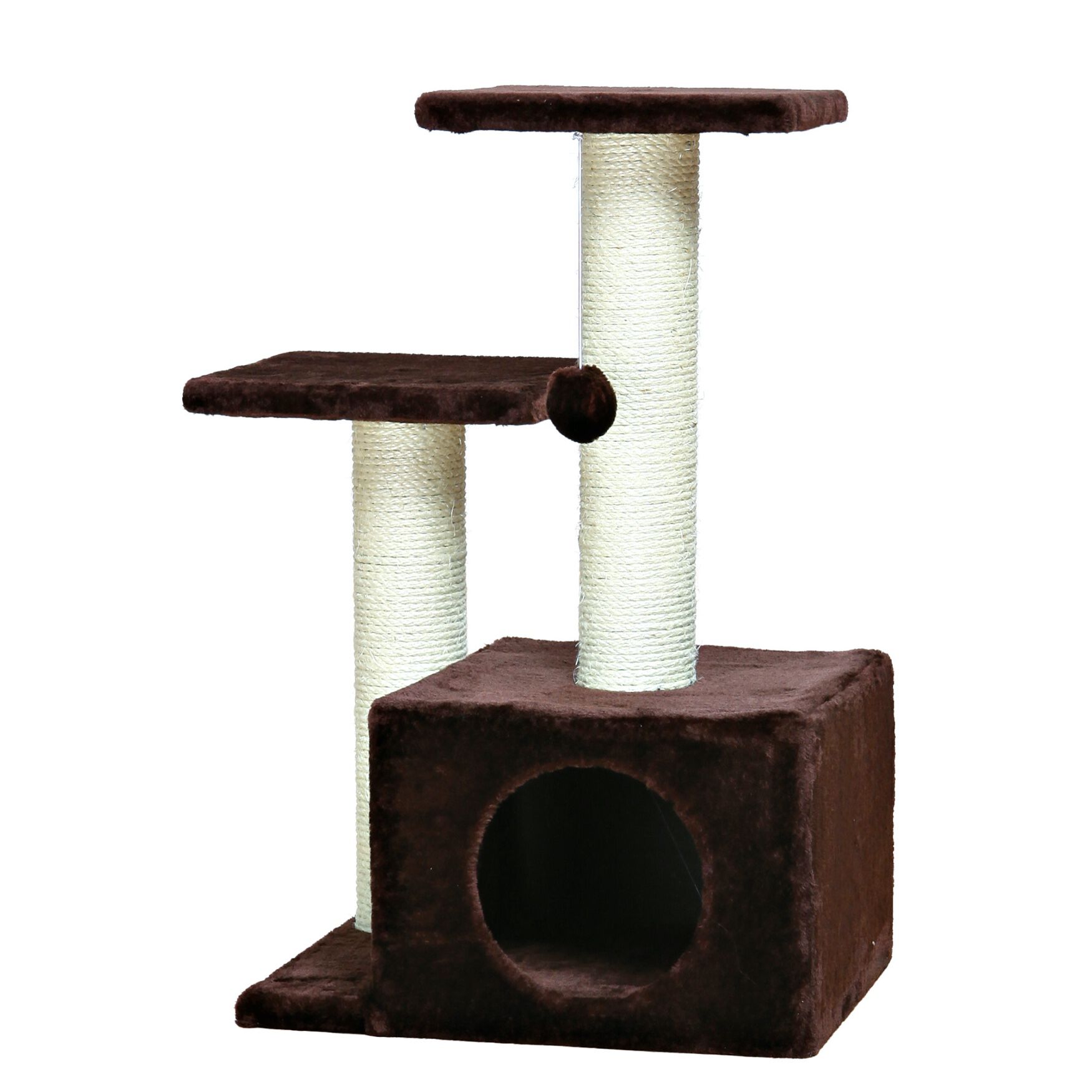 Valencia Scratching Post, BROWN, hi-res image number 0