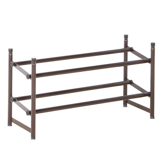 Bronze Stackable Telescoping Shoe Rack, , alternate image number null